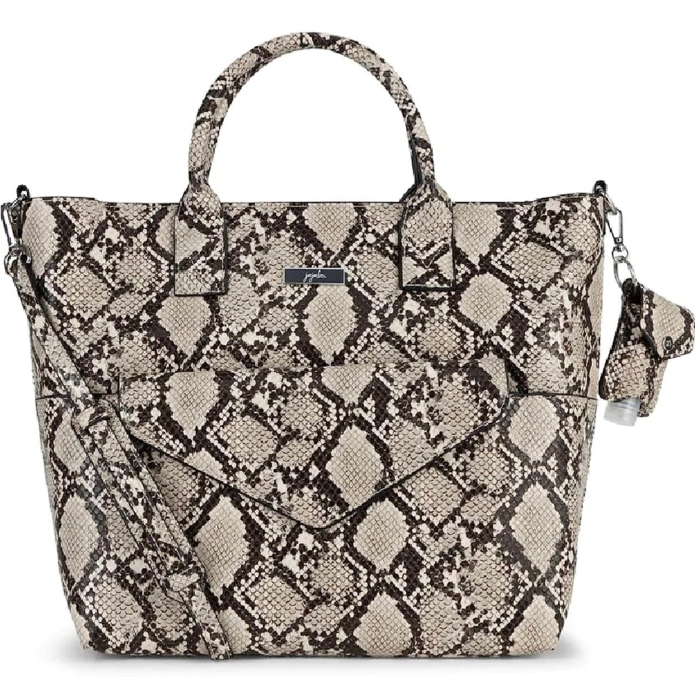 JuJuBe | 24.7 Leather Tote Bag + Clutch Purse for Moms